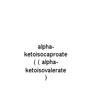 alpha-ketoisocaproate ( ( alpha-ketoisovalerate )